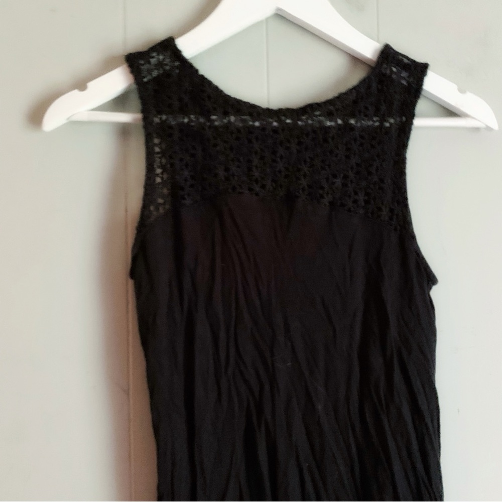 Old Navy Netted Strap Black Tank S